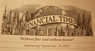 Логотип газеты Финансовые времена (Financial Times)